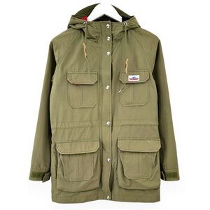 Penfield Khaki Olive Green Kasson Hooded Zip Up Parka Jacket sz XS